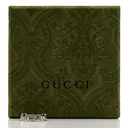 Gucci Sterling Silver Interlocking G Chain Ring 50 5.25 3 of 5