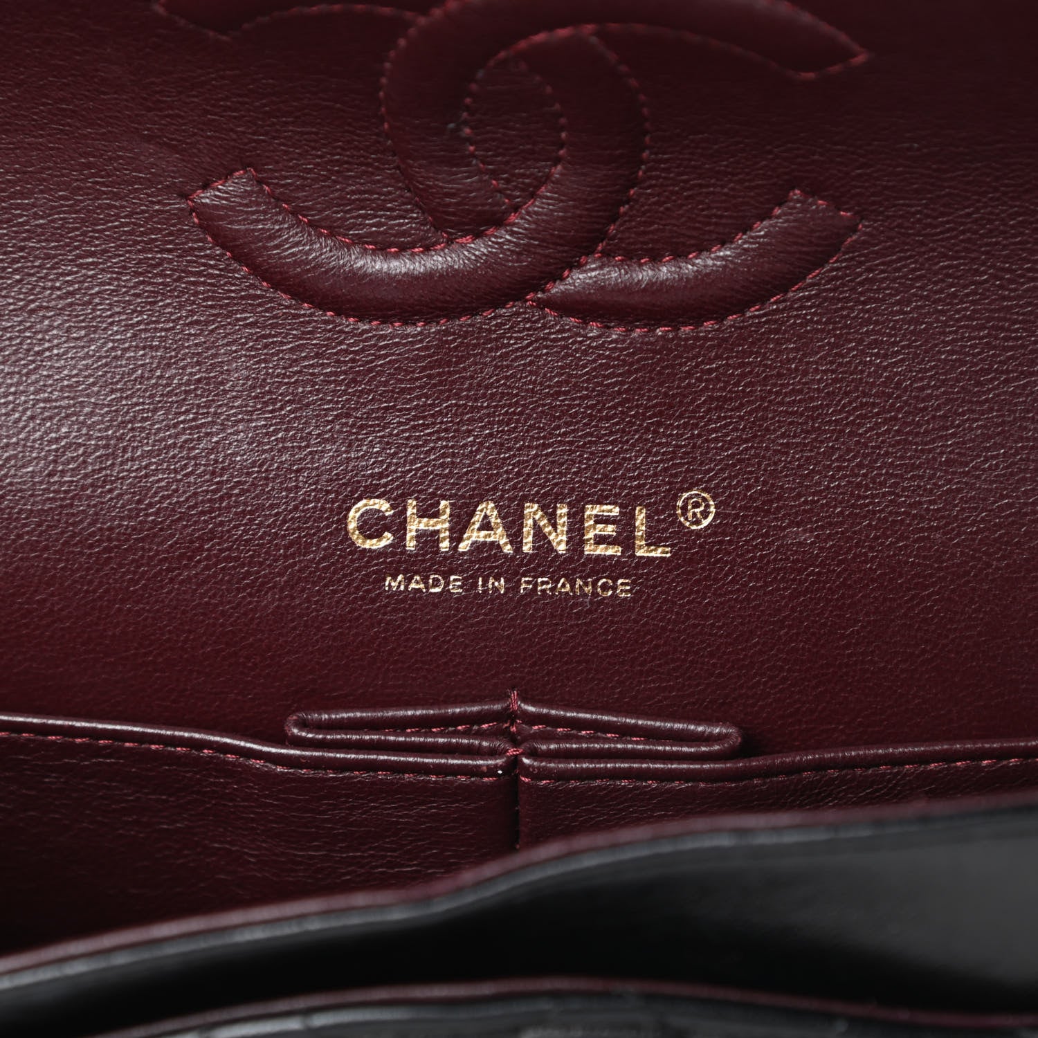 Chanel Lambskin Quilted Medium Double Flap Black 6 of 17