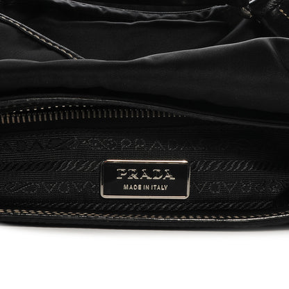 Prada Tessuto Nylon Tassel Shoulder Bag Nero Black 6 of 8