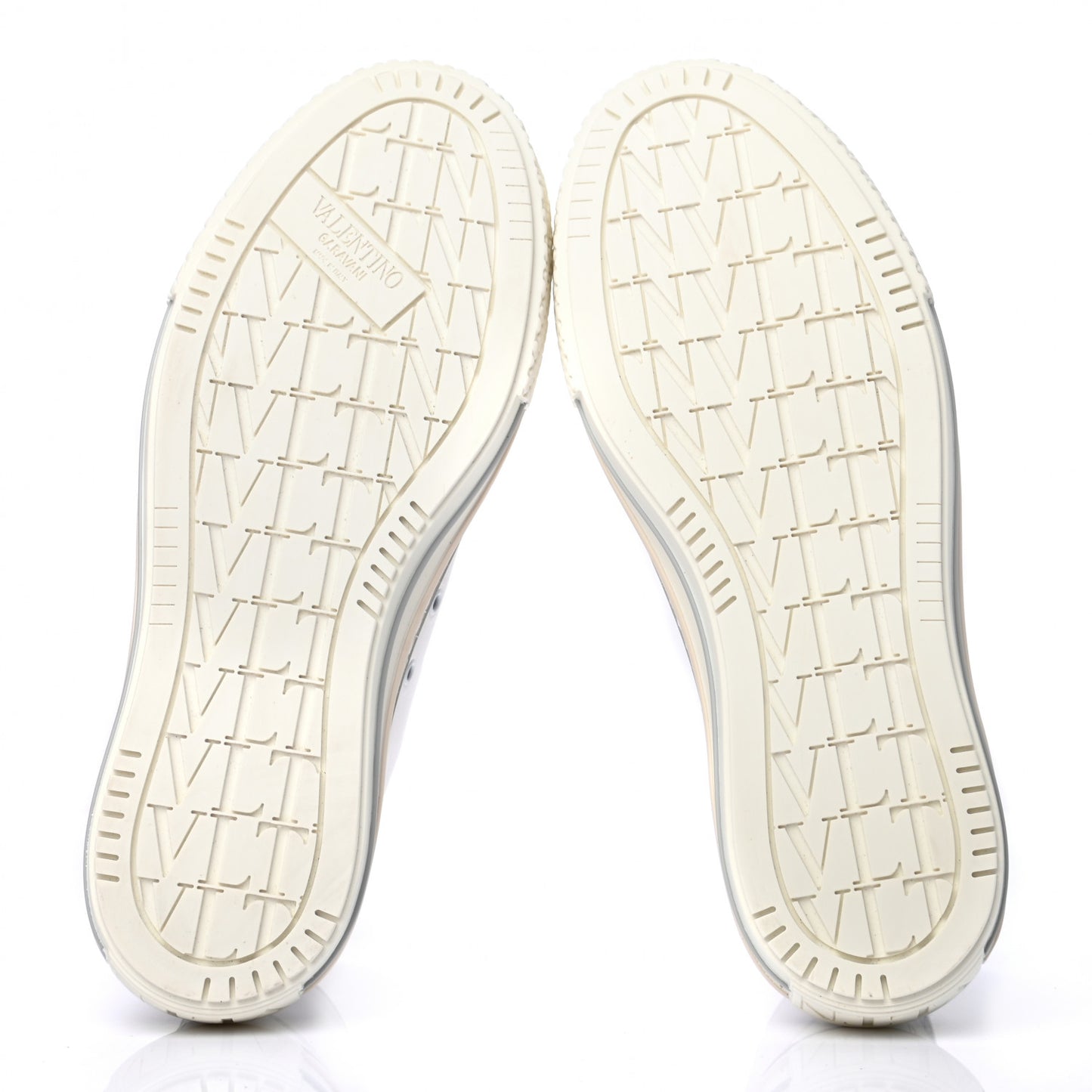 Calfskin Womens Giggies High Top Sneakers 37.5 White