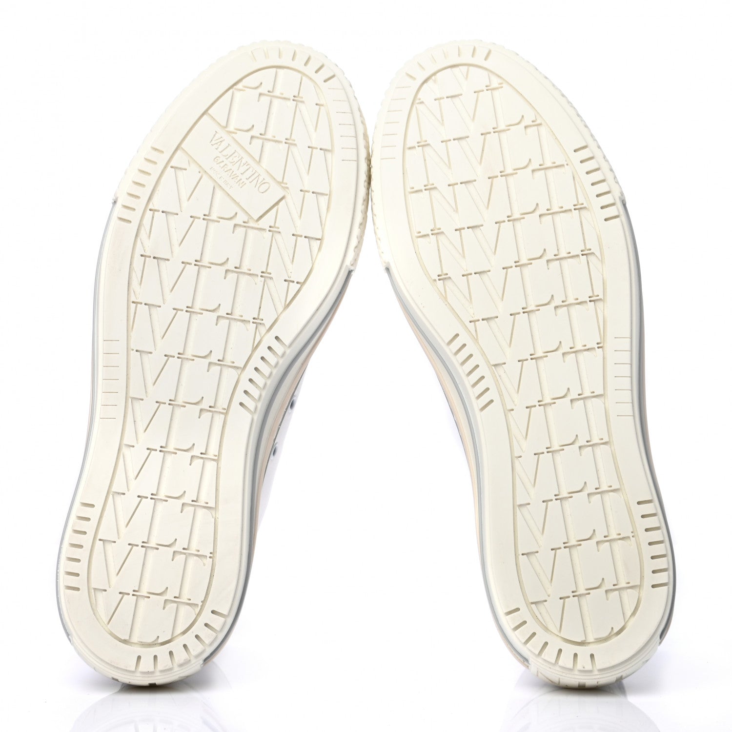 Valentino Garavani Calfskin Womens Giggies High Top Sneakers 37.5 White 5 of 6
