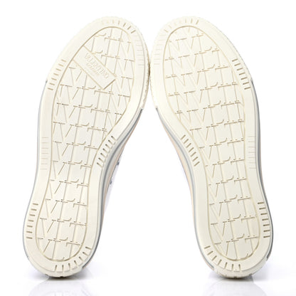 Valentino Garavani Calfskin Womens Giggies High Top Sneakers 37.5 White 5 of 6