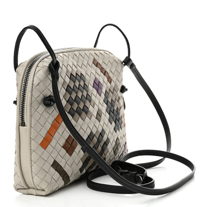 Bottega Veneta Nappa Intrecciato Nodini Crossbody Messenger Cement Abstract 3 of 10