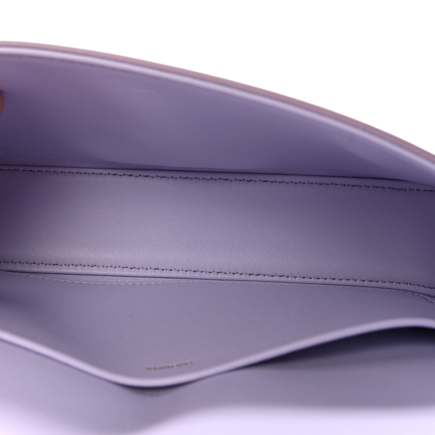 Shiny Calfskin Triomphe Chain Shoulder Bag Light Lavender
