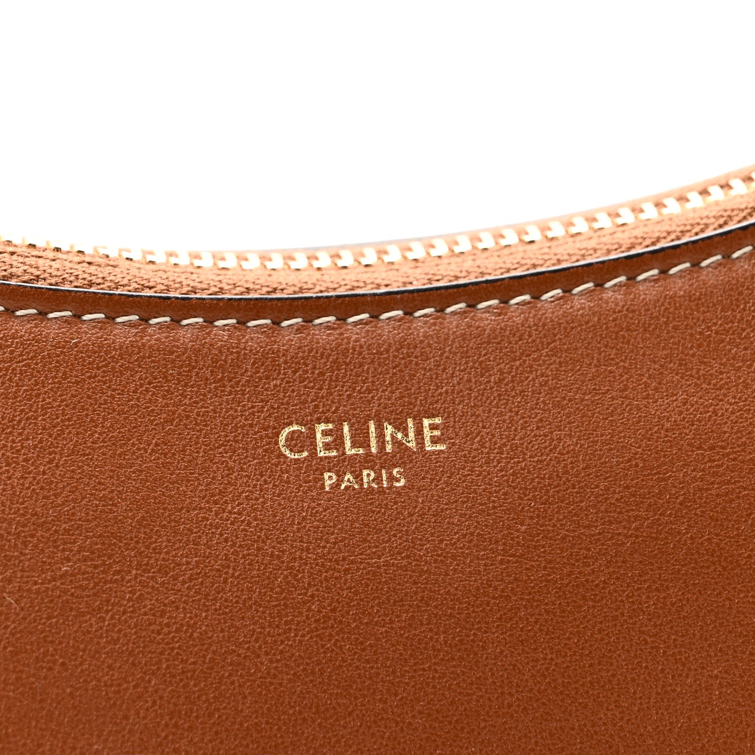 Celine Smooth Calfskin Medium Strap Ava Shoulder Bag Tan 6 of 10