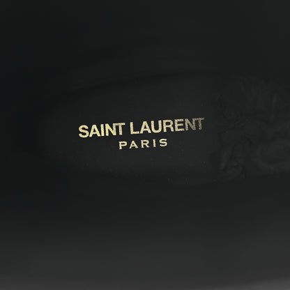 Saint Laurent Smooth Calfskin River Boots 38 Black 9 of 12