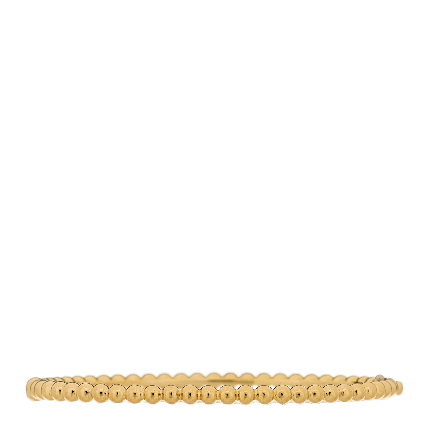 Van Cleef & Arpels 18K Yellow Gold Perlee Pearls of Gold Bracelet M 1 of 4