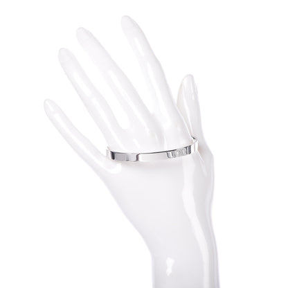 Hermes 18K White Gold Diamond PM H D'Ancre Bracelet ST 2 of 6