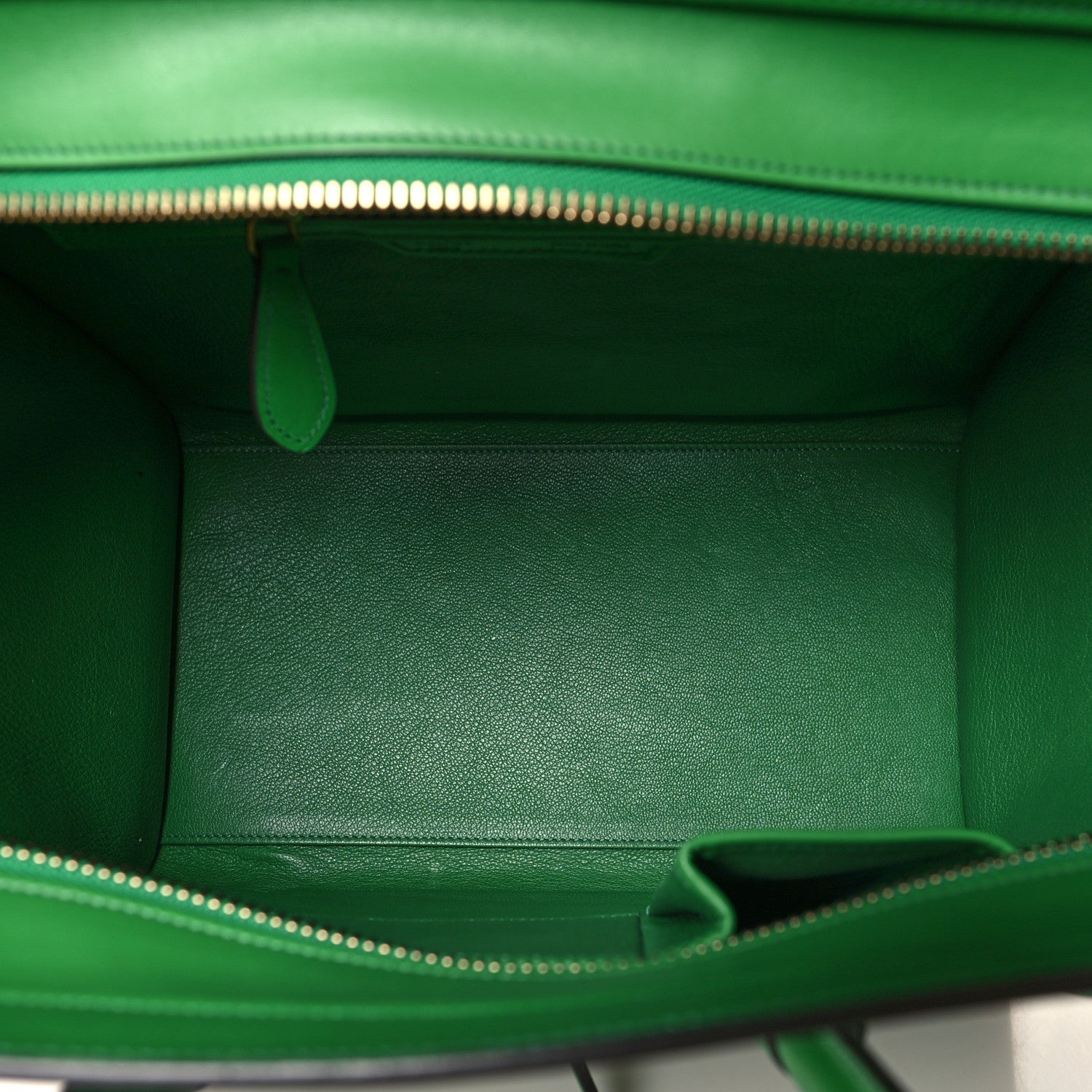 Celine Palmelato Mini Luggage Grass Green 5 of 10