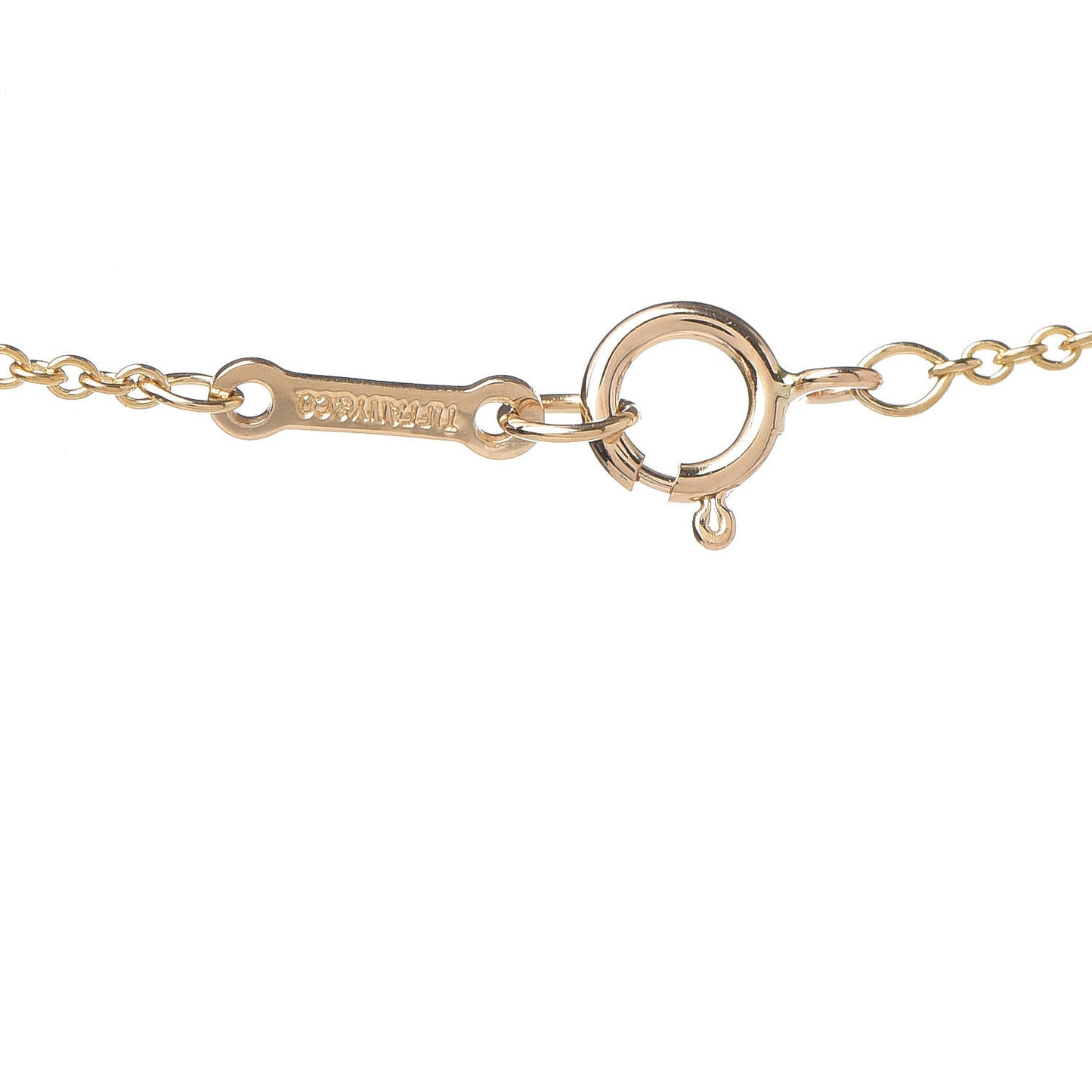 18K Yellow Gold Small Paloma Picasso Loving Heart Pendant Necklace