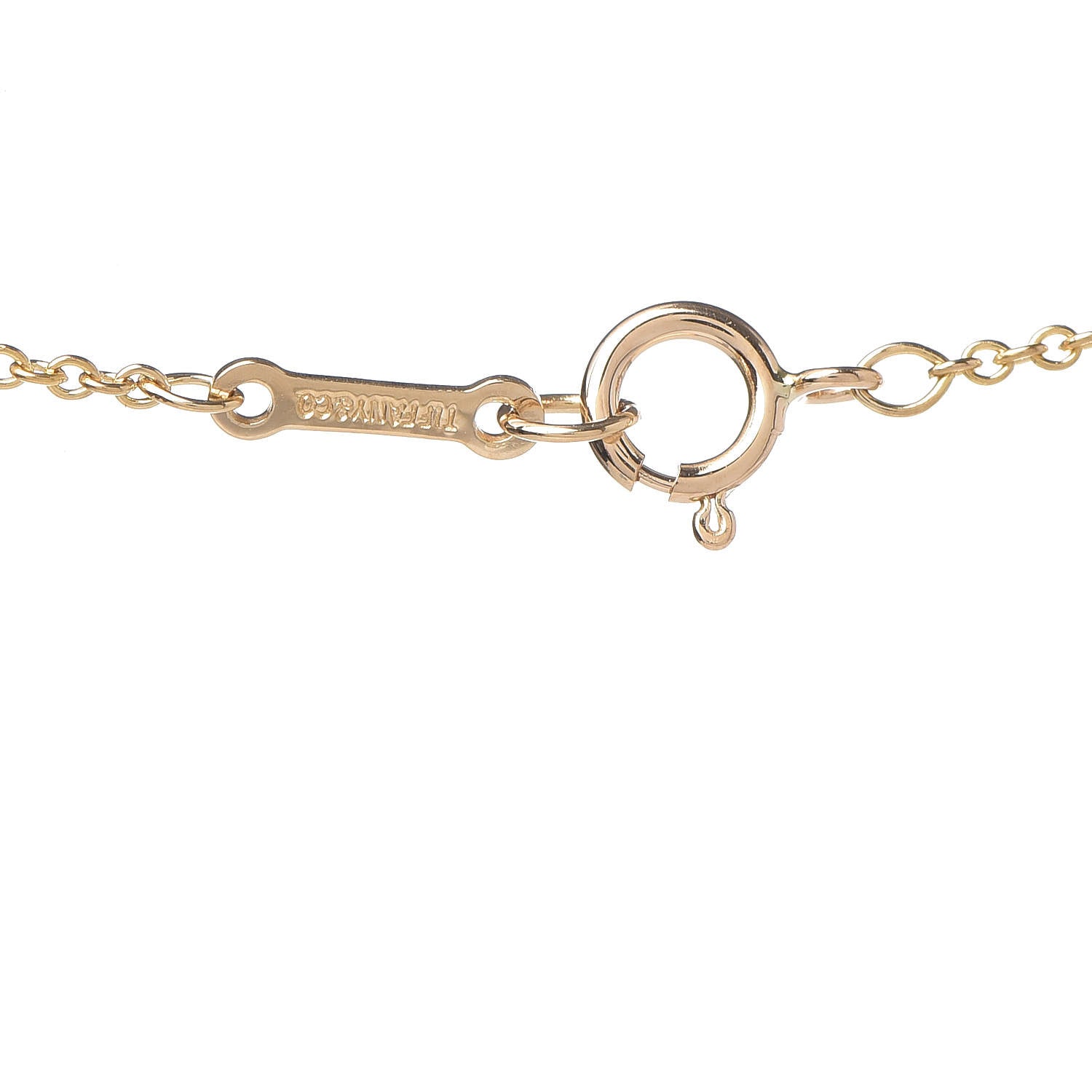 Tiffany 18K Yellow Gold Small Paloma Picasso Loving Heart Pendant Necklace 6 of 6