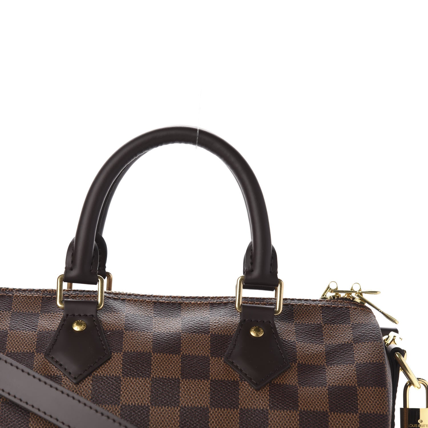 Louis Vuitton Damier Ebene Speedy Bandouliere 25 10 of 10
