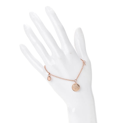 Hermes 18K Rose Gold Diamond PM Ex-Libris Bracelet ST 2 of 6
