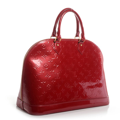Louis Vuitton Vernis Alma GM Pomme D'Amour 3 of 7