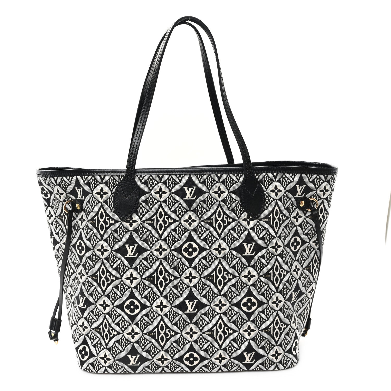 Louis Vuitton Jacquard Since 1854 Neverfull MM Grey 1 of 11