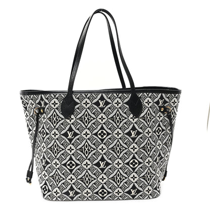 Louis Vuitton Jacquard Since 1854 Neverfull MM Grey 1 of 11