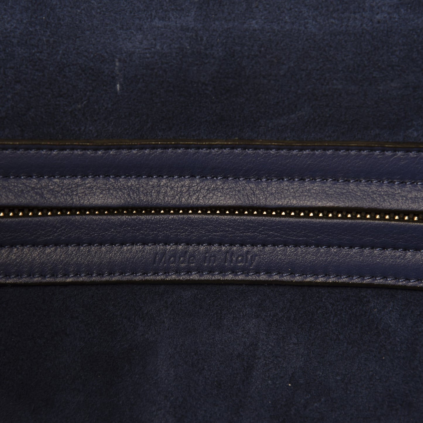 Grained Calfskin Medium Phantom Luggage Indigo