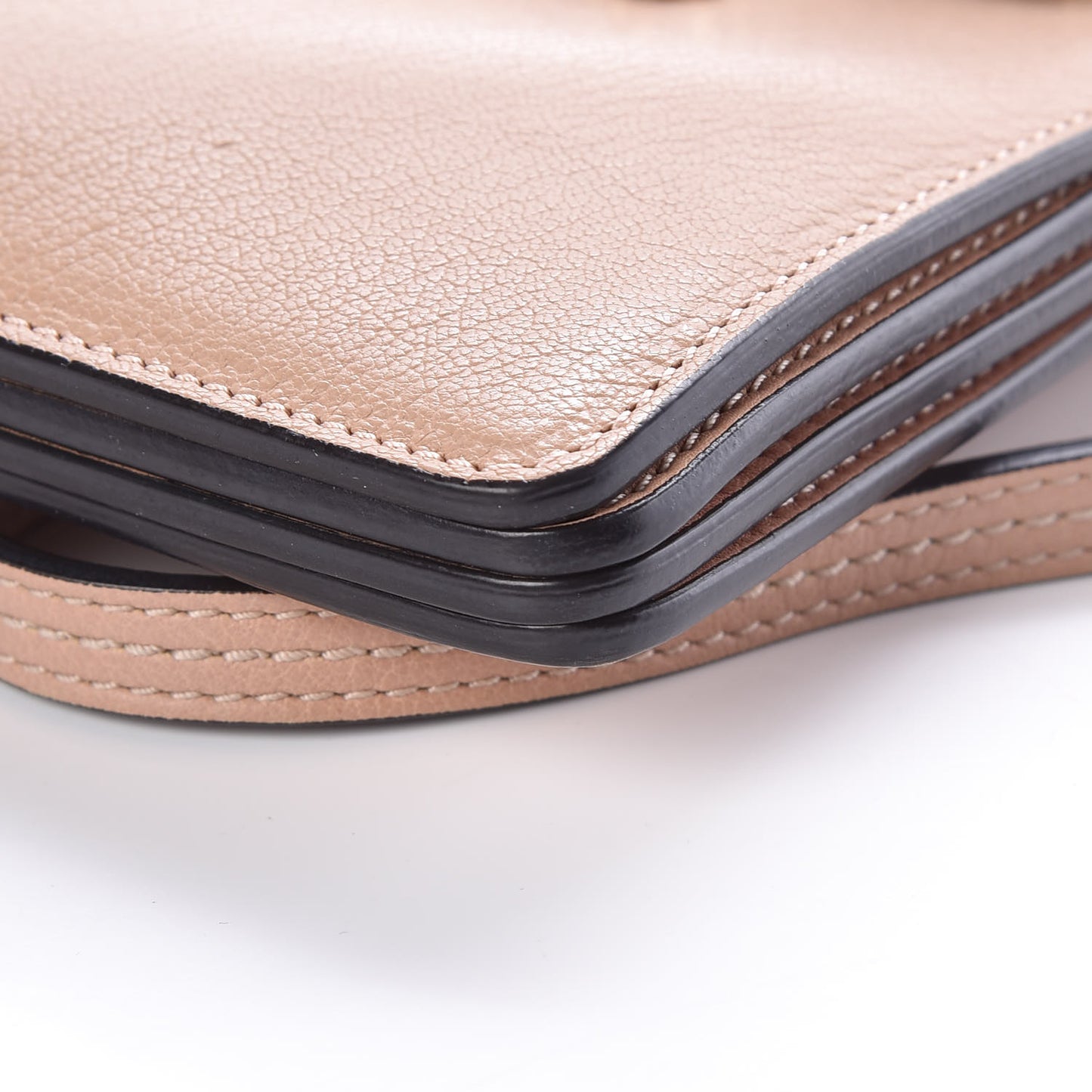 Goatskin Medium Faye Shoulder Bag Biscotti Beige