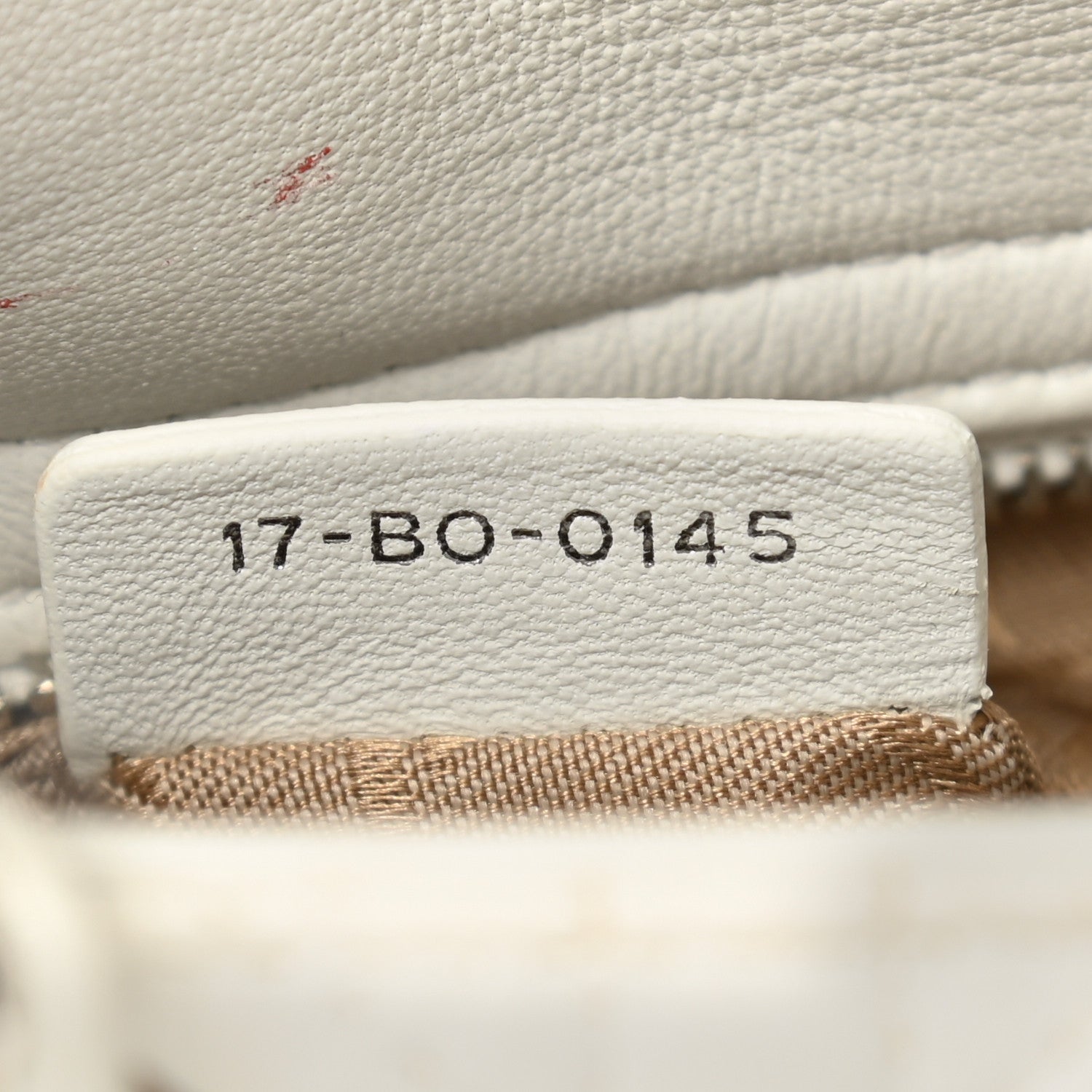 Christian Dior Lambskin Cannage Mini Lady Dior White 7 of 16