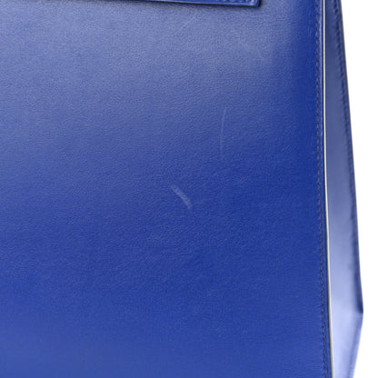 Hermes Tadelakt Kelly Sellier 35 Bleu Electric 11 of 15