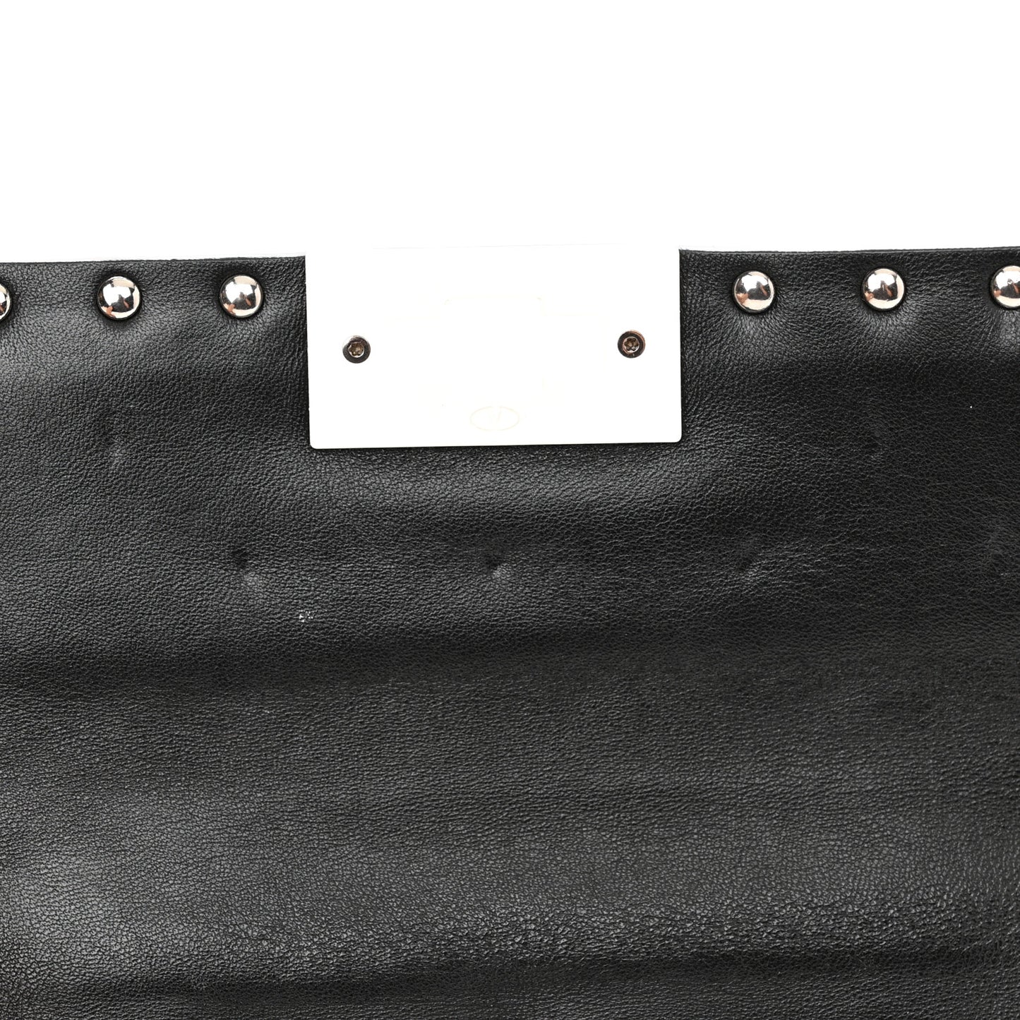 Lambskin Small Free Rockstud Spike Shoulder Bag Black