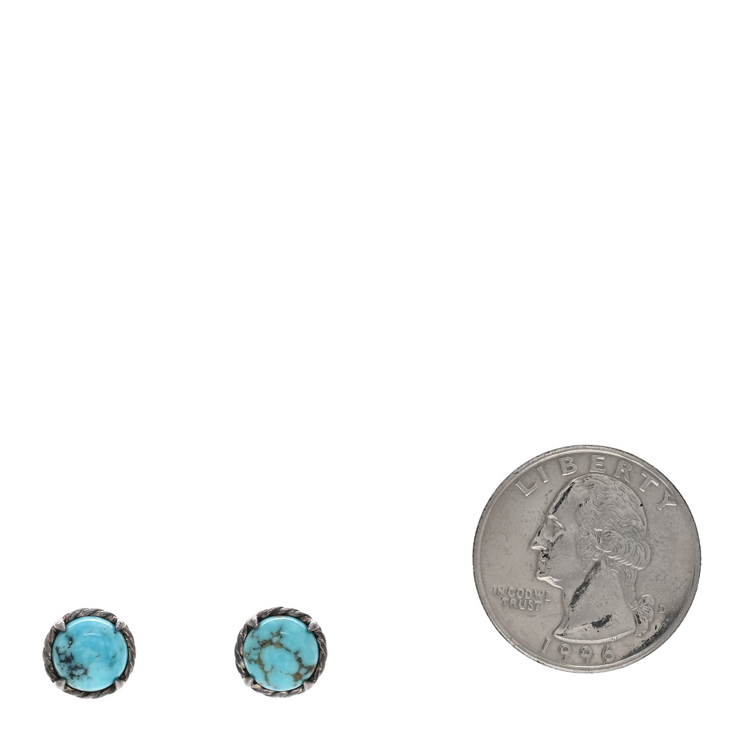 Sterling Silver Turquoise Chatelaine Earrings