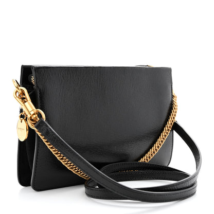 Givenchy Textured Calfskin Cross 3 Crossbody Bag Black 3 of 12