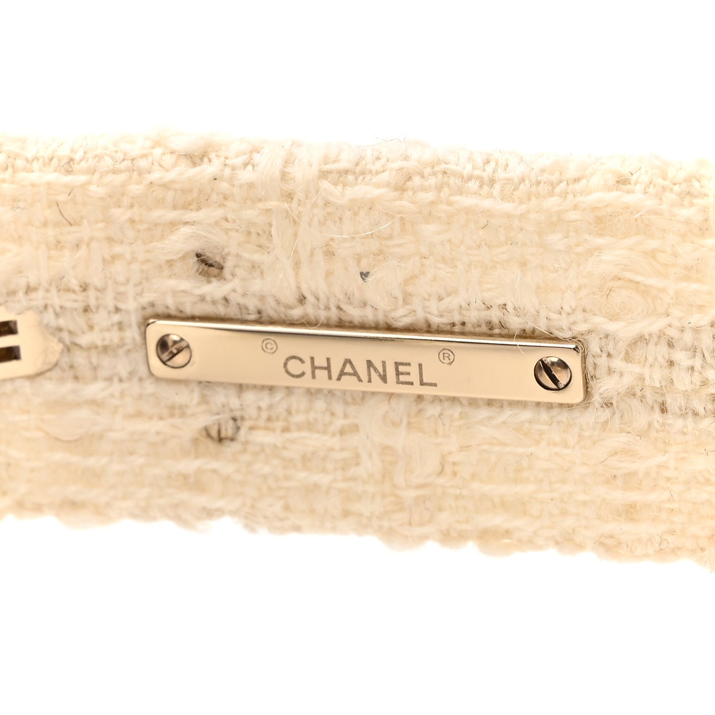 Acetate Tweed Square Sunglasses 5512 White