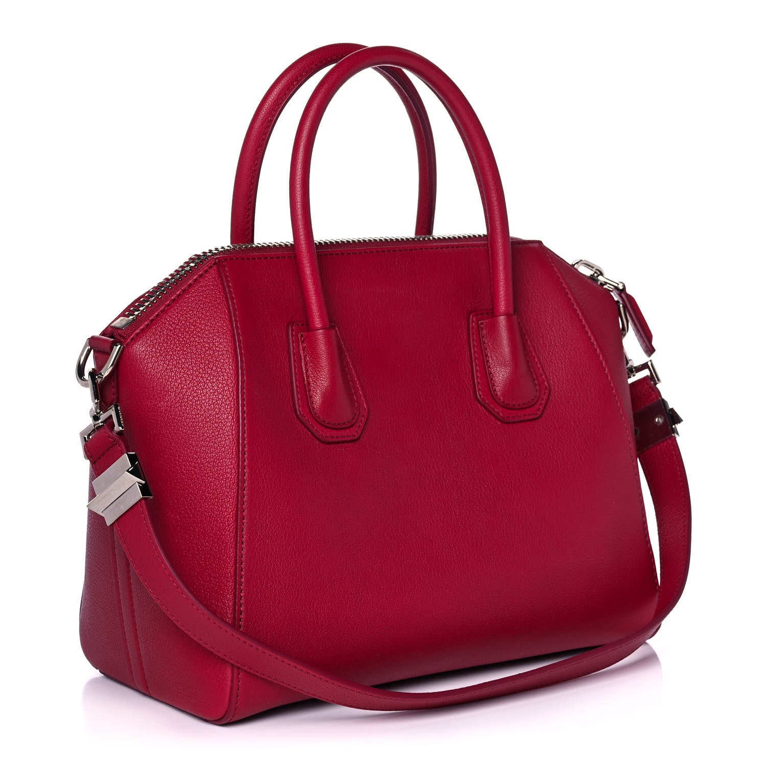 Givenchy Sugar Goatskin Small Antigona Raspberry 2 of 10