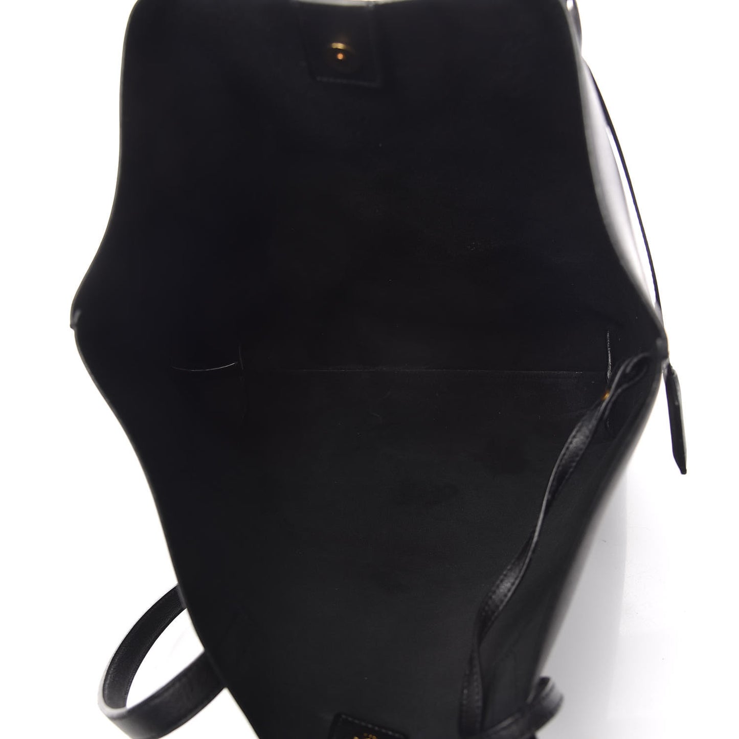 Calfskin Medium Shopping Tote Black