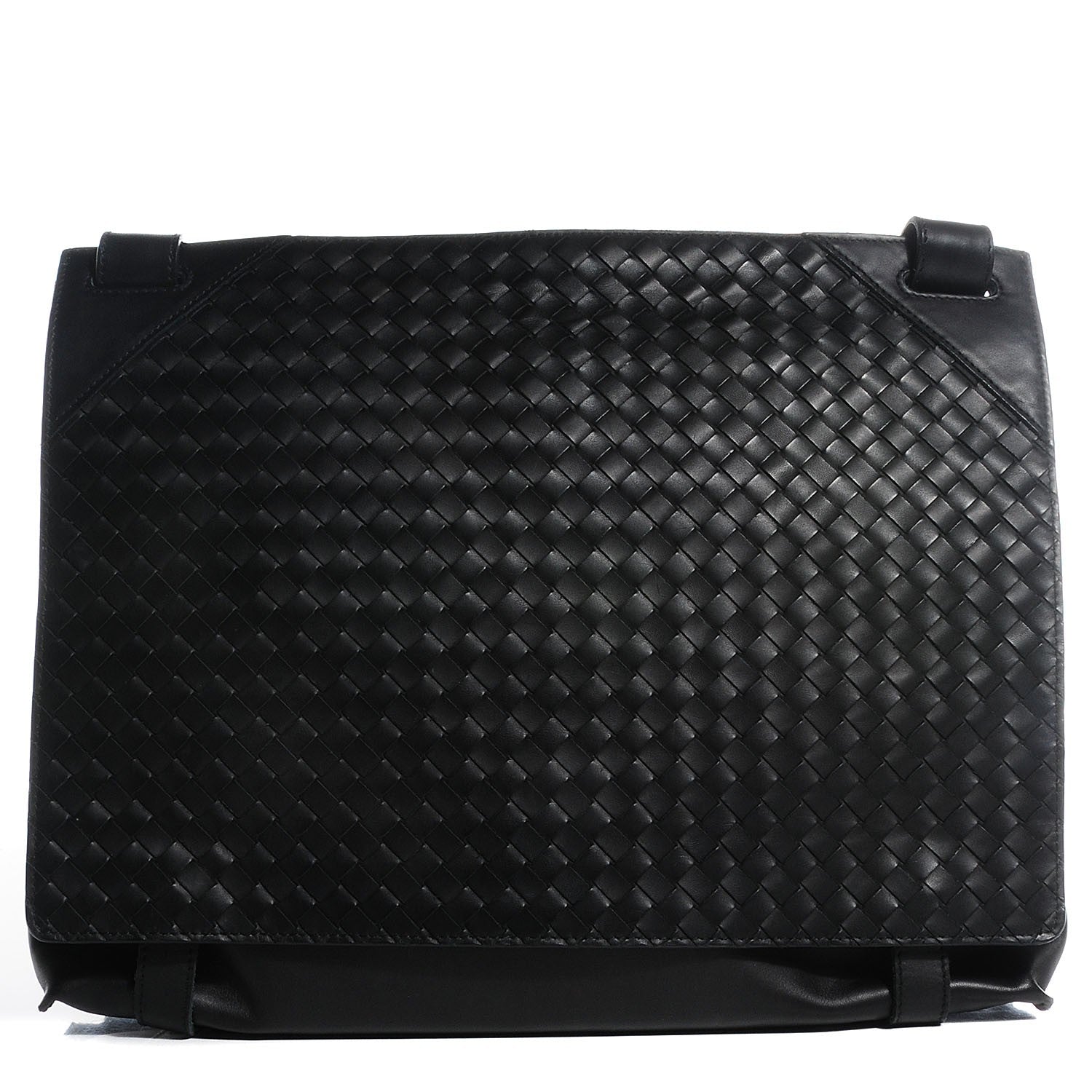 Bottega Veneta Nappa Intrecciato Shoulder Bag Nero Black 1 of 8