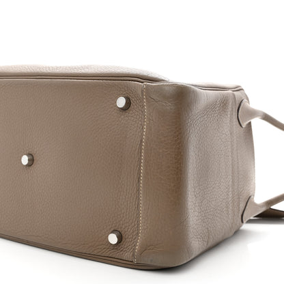 Hermes Taurillon Clemence Lindy 34 Etoupe 10 of 11