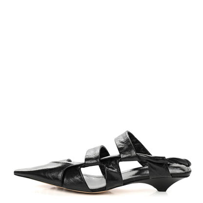Bottega Veneta Shiny Light Nappa The Point Pumps 38.5 Black 1 of 8