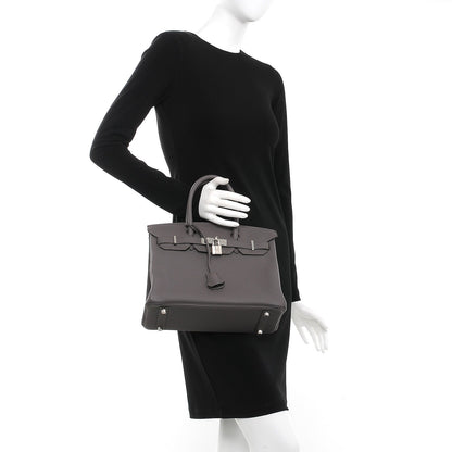 Hermes Togo Birkin 30 Etain 2 of 34
