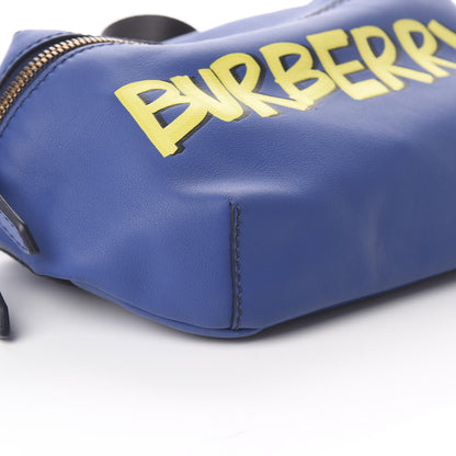 Burberry Calfskin Medium Sonny Bum Bag Blue Denim 5 of 8