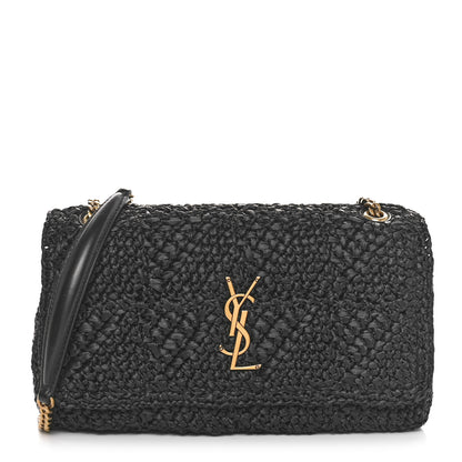 Saint Laurent Raffia Monogram Medium Jamie Black 1 of 11