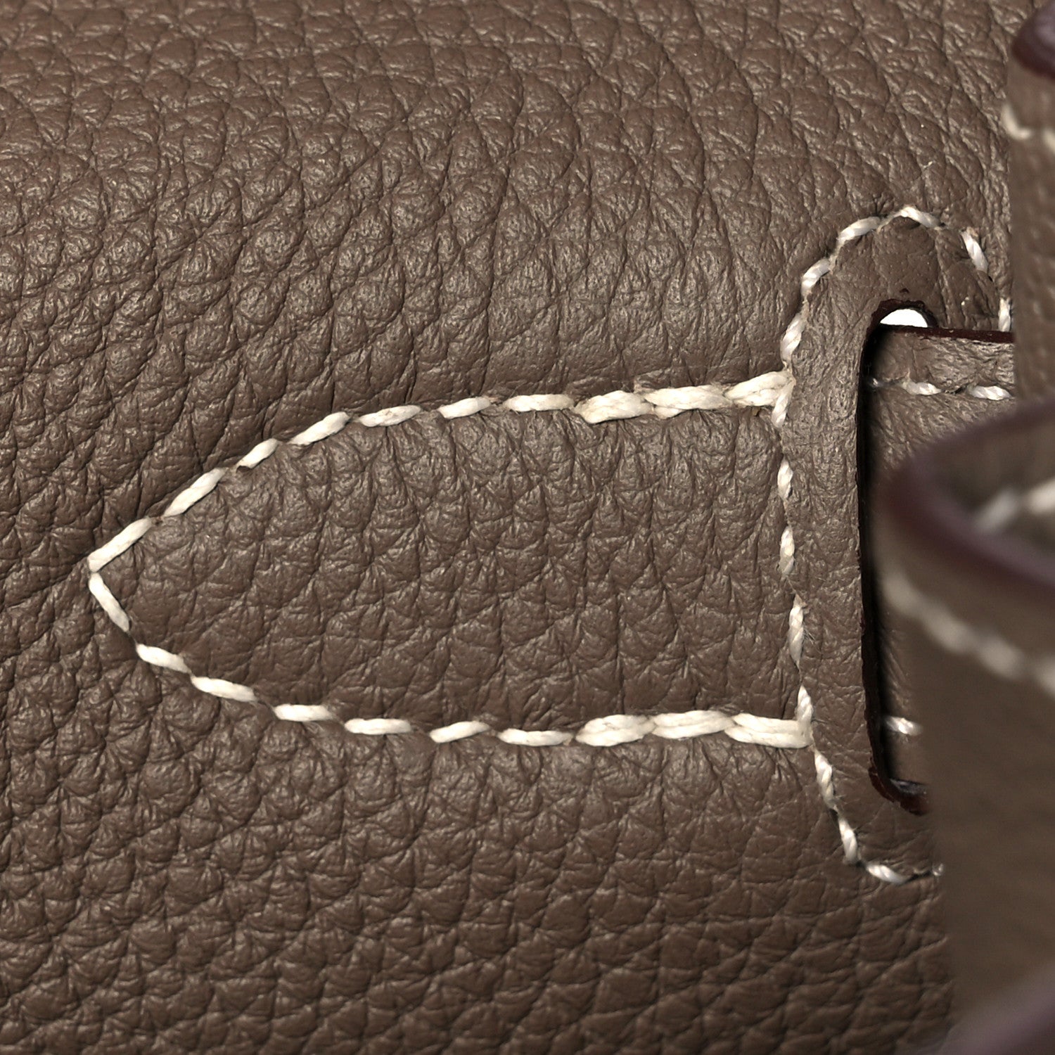 Hermes Togo Kelly Retourne 28 Etoupe 21 of 40