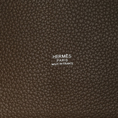Hermes Taurillon Clemence Picotin Lock 18 PM Etoupe 6 of 13