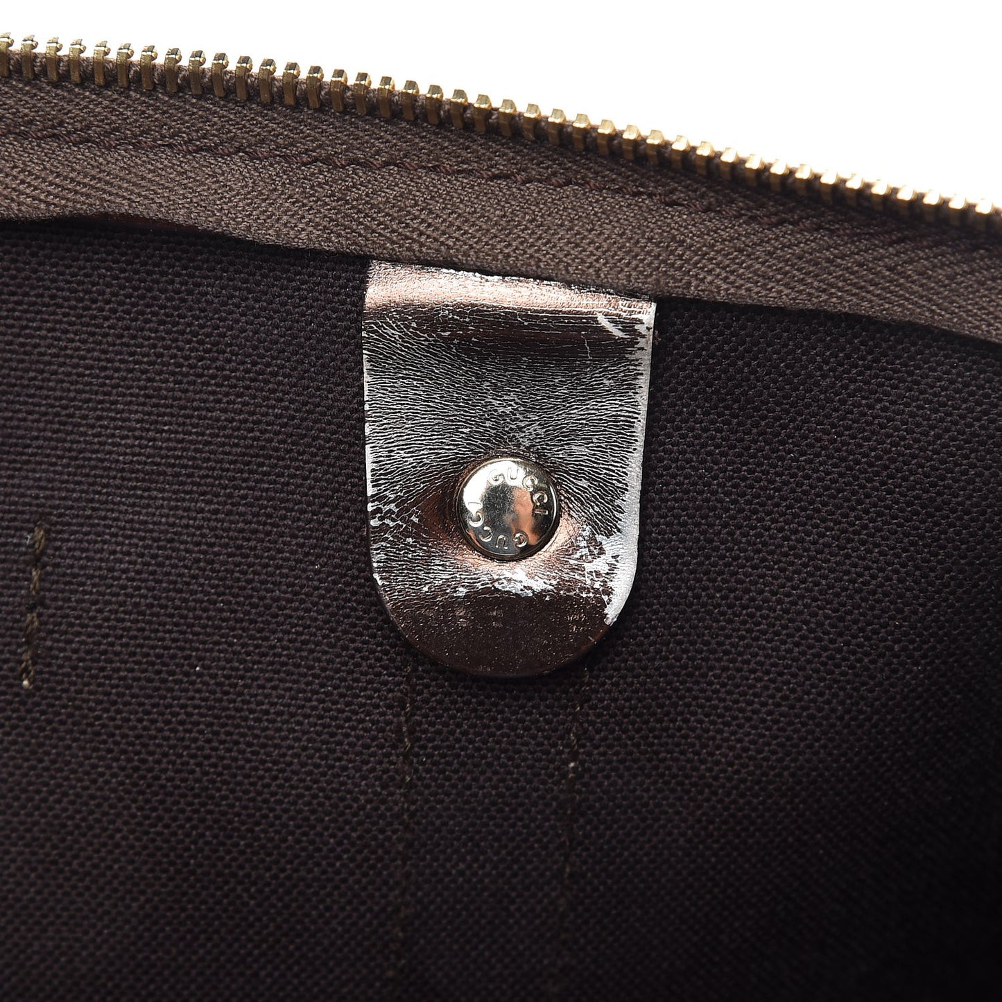 Metallic Monogram GG Plus Boston Tote Bronze