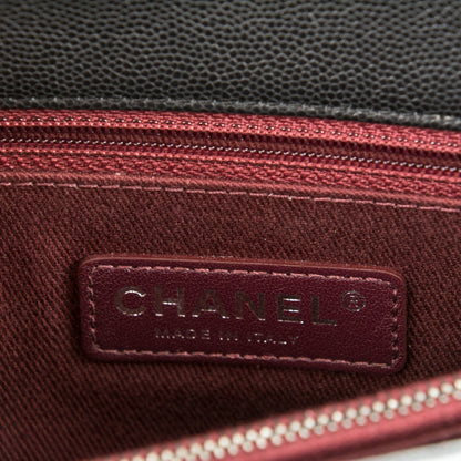 Chanel Caviar Quilted Medium Coco Handle Flap Black 7 of 8