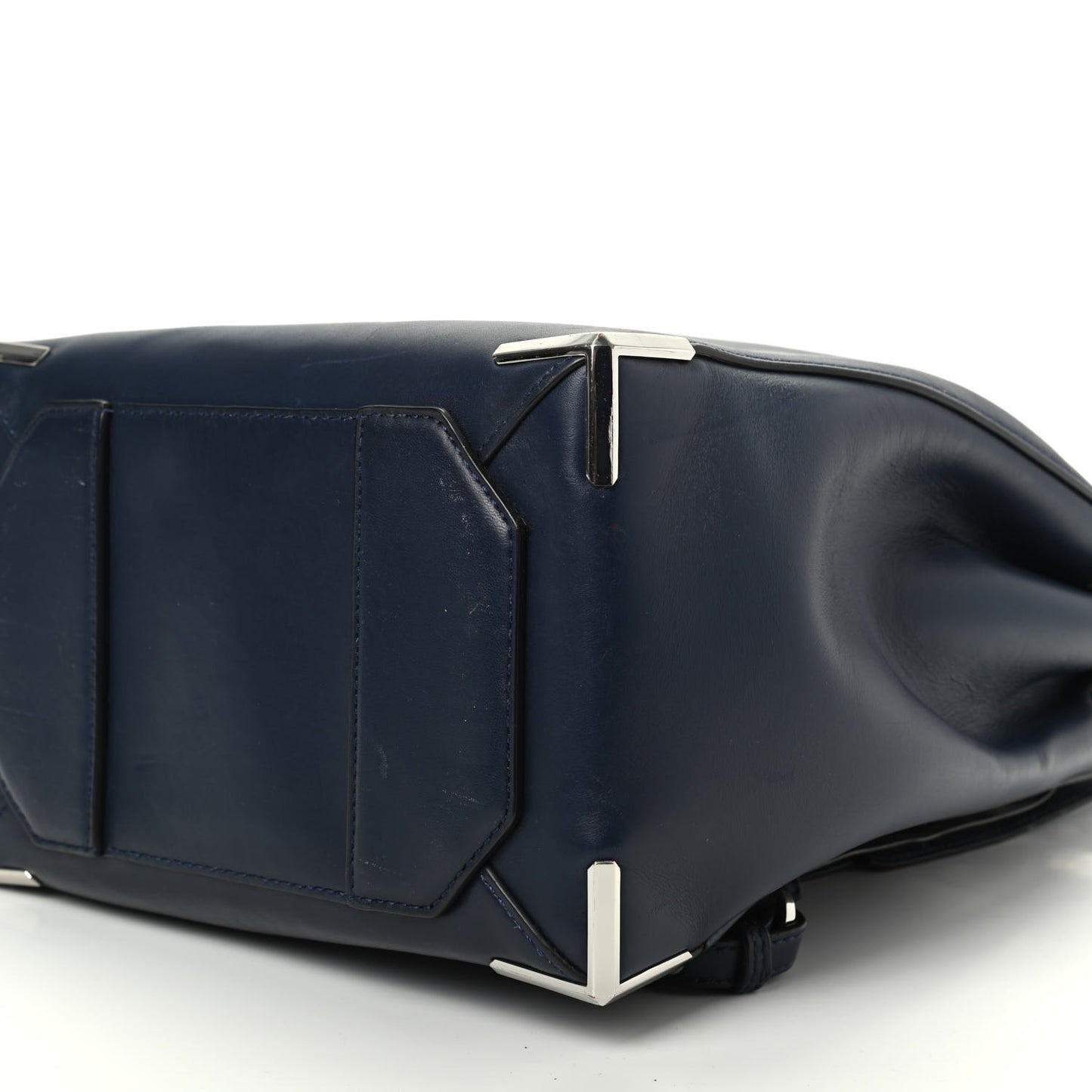 Calfskin Prisma Skeletal Backpack Blue