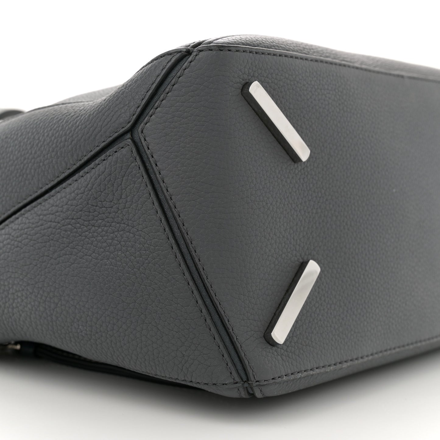 Calfskin Medium Puzzle Bag Grey