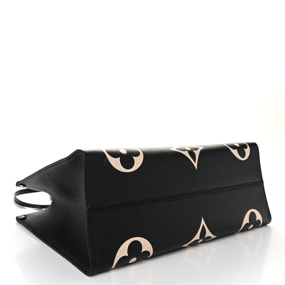 Louis Vuitton Empreinte Monogram Giant Onthego GM Black Beige 4 of 10