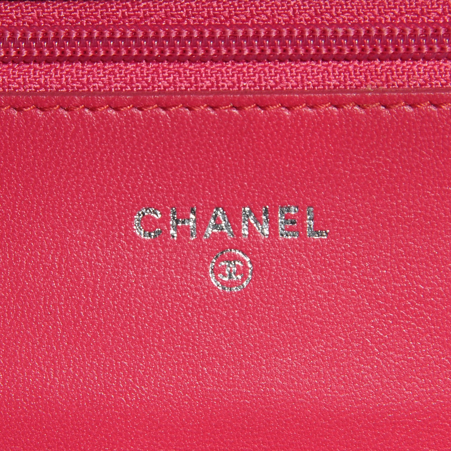 Lambskin Quilted Boy Wallet On Chain WOC Pink