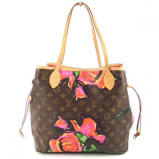 Louis Vuitton Monogram Roses Neverfull MM 1 of 11
