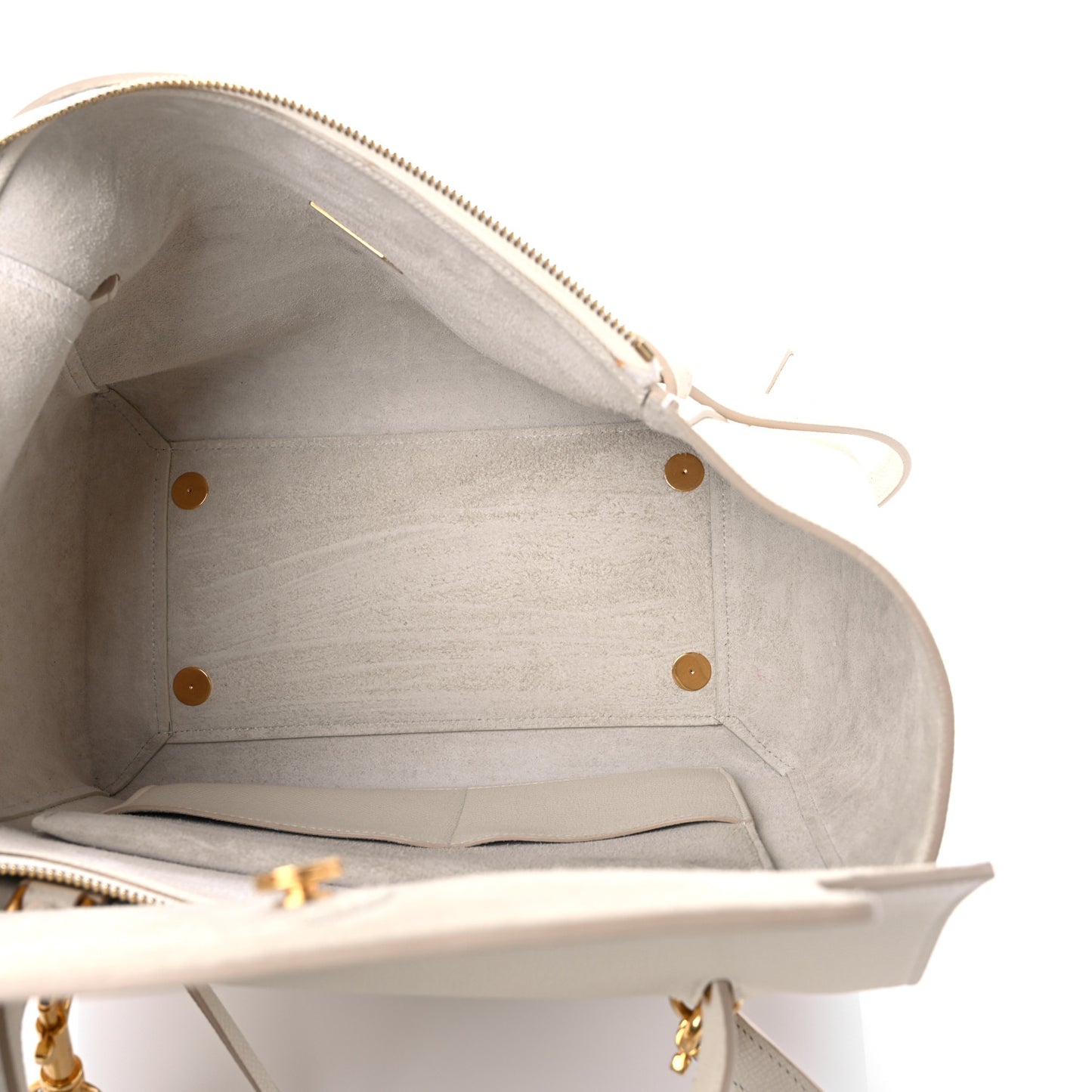 Grained Calfskin Mini Belt Bag White