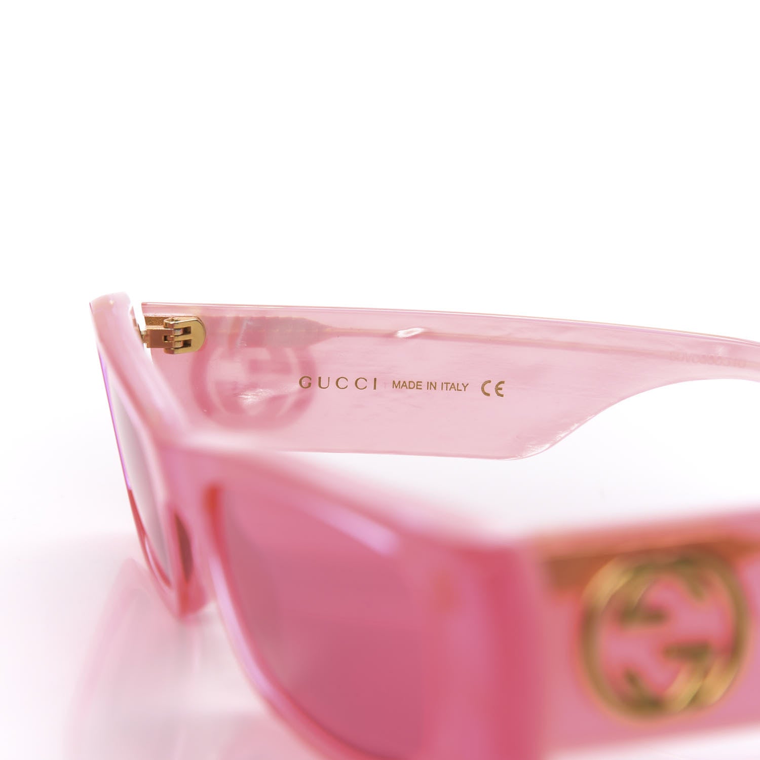 Gucci Acetate Square Sunglasses GG0516S Pink 6 of 8
