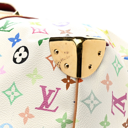 Louis Vuitton Monogram Multicolor Keepall 45 White 13 of 14