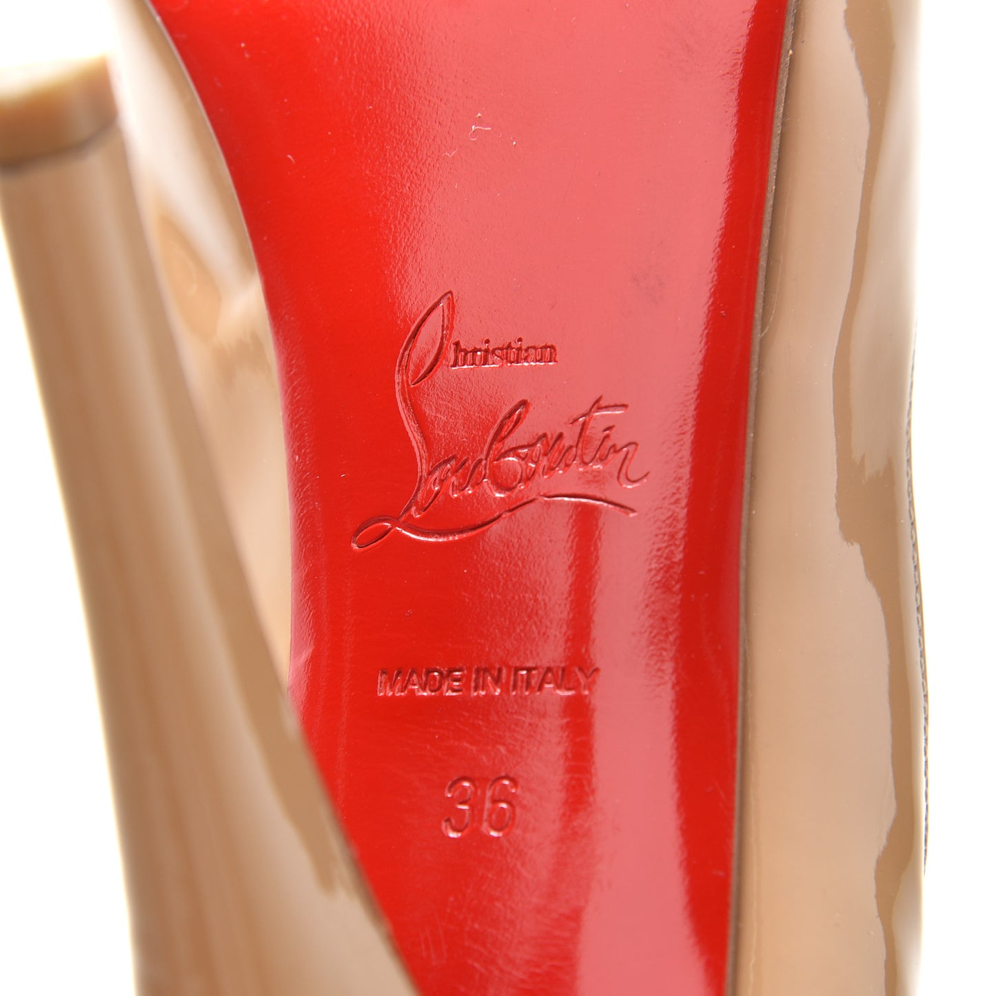 Patent Very Prive 120 Pumps 36 Nude
