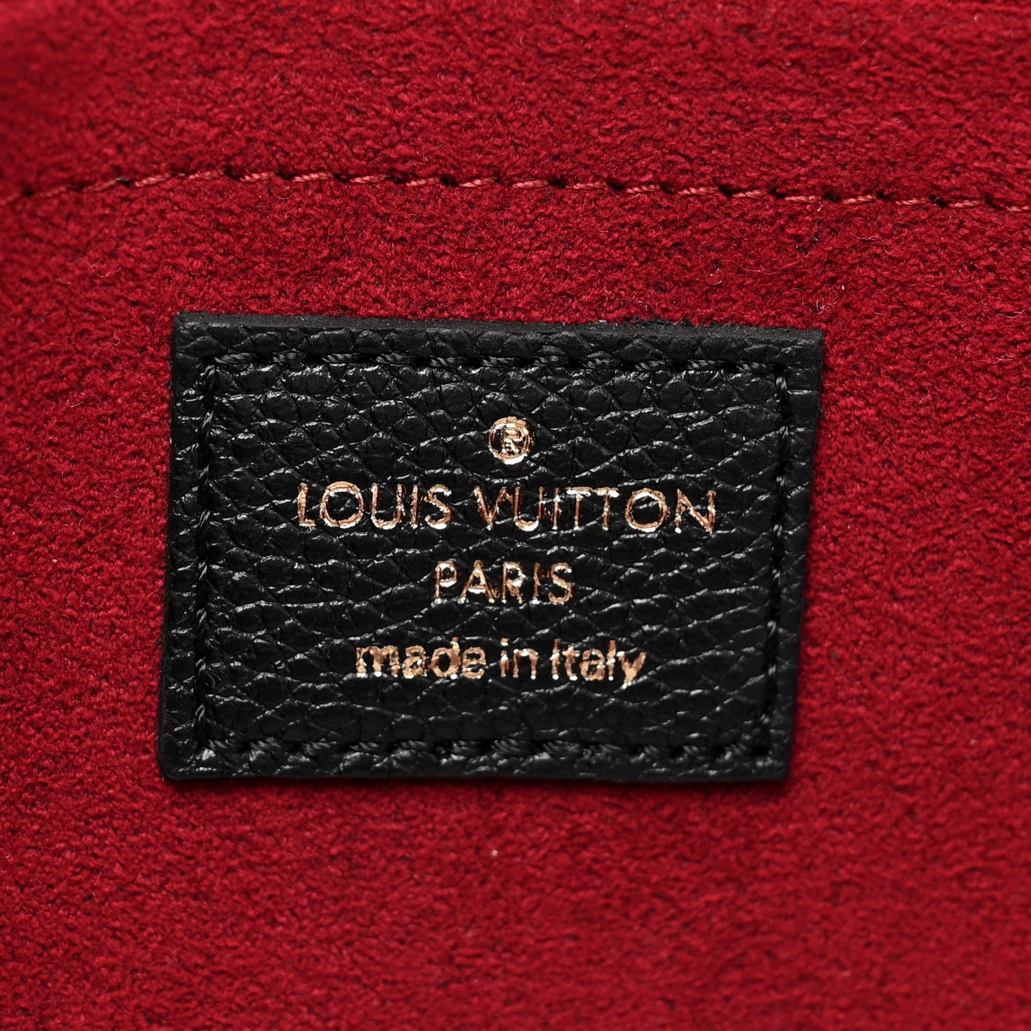 Louis Vuitton Empreinte Monogram Giant Felicie Pochette Black Beige 8 of 10